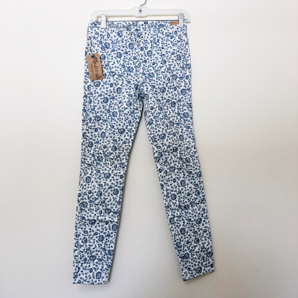 NWT Madewell Skinny Floral Ankle Jeans - Picture 2 of 5